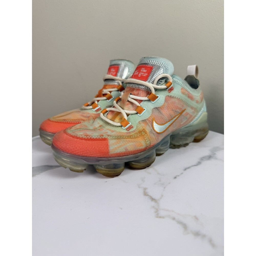 Nike Air VaporMax 2019 QS Teal Tint Ember Glow Women’s Size 6 CD7096-300